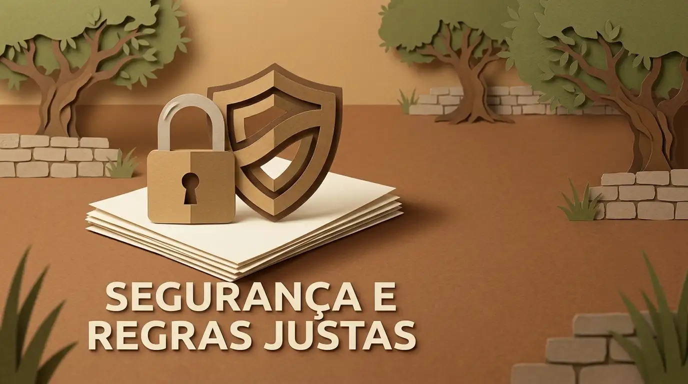 Cadeado escudo e documentos representam licença segurança e regras da CHEXX