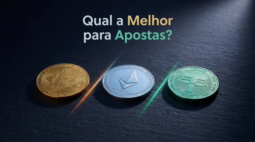 Bitcoin vs Ethereum vs USDT — qual a melhor criptomoeda para apostas