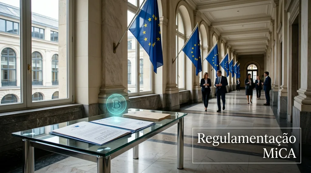 Regulamentação MiCA e apostas crypto na Europa