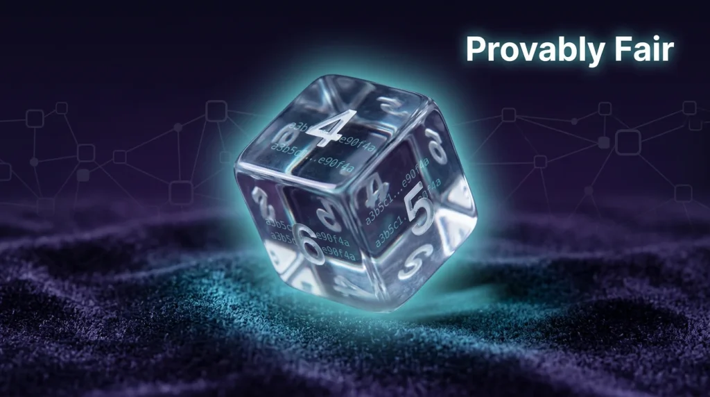 Sistema provably fair em casas de apostas crypto