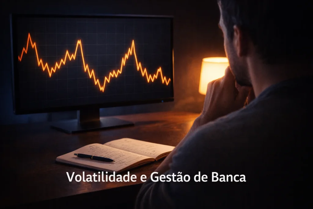 Volatilidade do Bitcoin e gestão de banca nas apostas